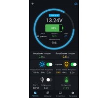 Умный WIFI контроллер для солнечных панелей для заряда аккумуляторов 12V 24V 10А
