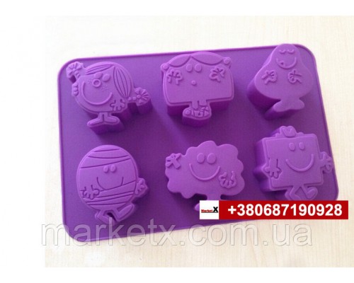 Пищевая силиконовая форма мультфильма SpongeBob SquarePants код 10635