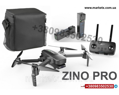Zino PRO HUBSAN квадрокоптер дрон камера 4K дальність 4км