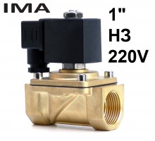 1 дюйм электромагнитный клапан нормально закрытый 220V для воды газа масла IMA