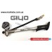 Оригинал! Вело насос для вилки Giyo GS-02D высокого давления велосипедный мини насос цвет серый