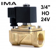 3/4 дюйма электромагнитный клапан нормально открытый 24V для воды газа масла IMA
