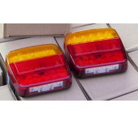 Стопы фонари задние на прицеп легковой яркие светодиодные лед LED 12V код товара 10907