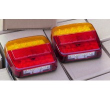 Стопы фонари задние на прицеп легковой яркие светодиодные лед LED 12V код товара 10907