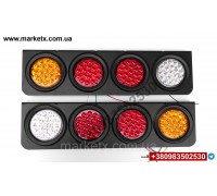 LED стопы круглые прицеп 24V на грузовик тягач задний фонарь стоп