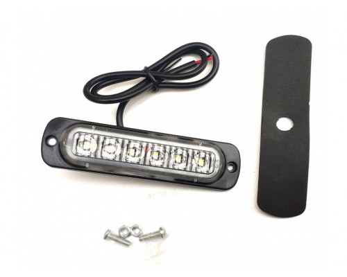 Белая подсветка номера LED 12-24 вольт белый свет LED 12-24V код товара 10919