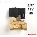 3/4 дюйма нормально открытый 12V соленоидный электромагнитный клапан пилотного типа для воды газа масла IMA