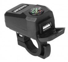 Зарядка USB для телефона гнездо 2.0 на электровелосипед 36V 48V 60V 72V крепление на руль