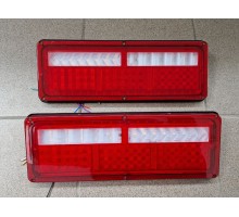 Светодиодные LED стопы фонари задние на прицеп 24V на грузовик тягач задний фонарь код 11031