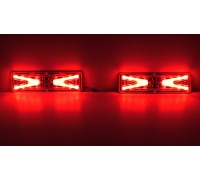 Светодиодные LED стопы для тюнинг ВАЗ 2101 фонари ГАЗель задние стопы на прицеп 12 вольт, код товара 11038