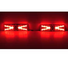 Светодиодные LED стопы для тюнинг ВАЗ 2101 фонари ГАЗель задние стопы на прицеп 12 вольт, код товара 11038