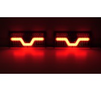 Светодиодные LED стопы фонари на тягач прицеп камаз краз грузовик фары, код товара 11039