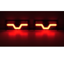 Светодиодные LED стопы фонари на тягач прицеп камаз краз грузовик фары, код товара 11039