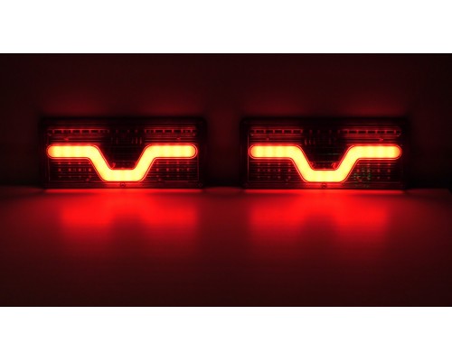 Светодиодные LED стопы фонари на тягач прицеп камаз краз грузовик фары, код товара 11039