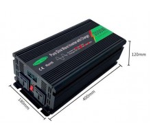 Инвертор 2000W 12V преобразователь источник бесперебойного питания ИБП UPS код товара 111120