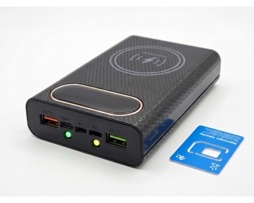 GPS трекер с функцией повербанка беспроводная зарядка повербанк код товара 111143