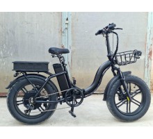Электровелосипед фетбайк на широких колесах  20х4.0 фэтбайк 2500W складной код товара 111154