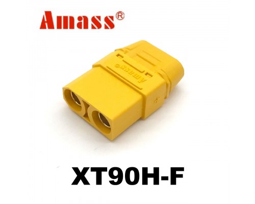 XT90H-F Фирменный Amass оригинал. Силовой разъем, штекер для аккумуляторов код товара 111160
