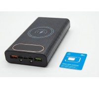 Повербанк 30000mAh GPS трекер фонарик беспроводная зарядка 111144