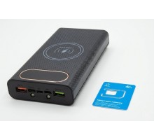Повербанк 30000mAh GPS трекер фонарик беспроводная зарядка 111144