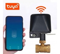 Умный шаровый кран 3/4 дюйма с электроприводом Tuya WiFi (Smart Life) для автоматического закрытия открытия