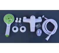 Белый смеситель для ванны пластиковый смеситель для душа фирмы UDU код 10003