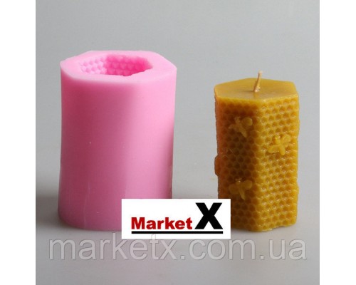 Пищевая силиконовая форма медовые соты код 10533